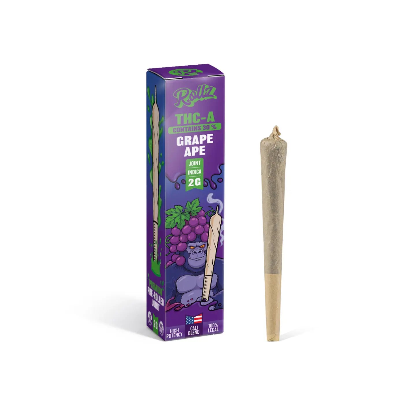 THC-A Pre-Roll – 2G Cali Blend